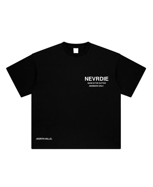 MEMBERS ONLY BLACK TEE