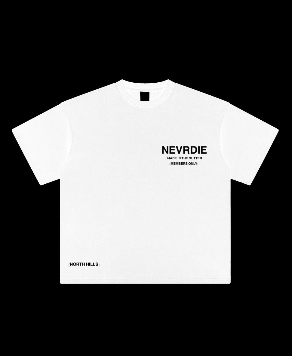 MEMBERS ONLY WHITE TEE